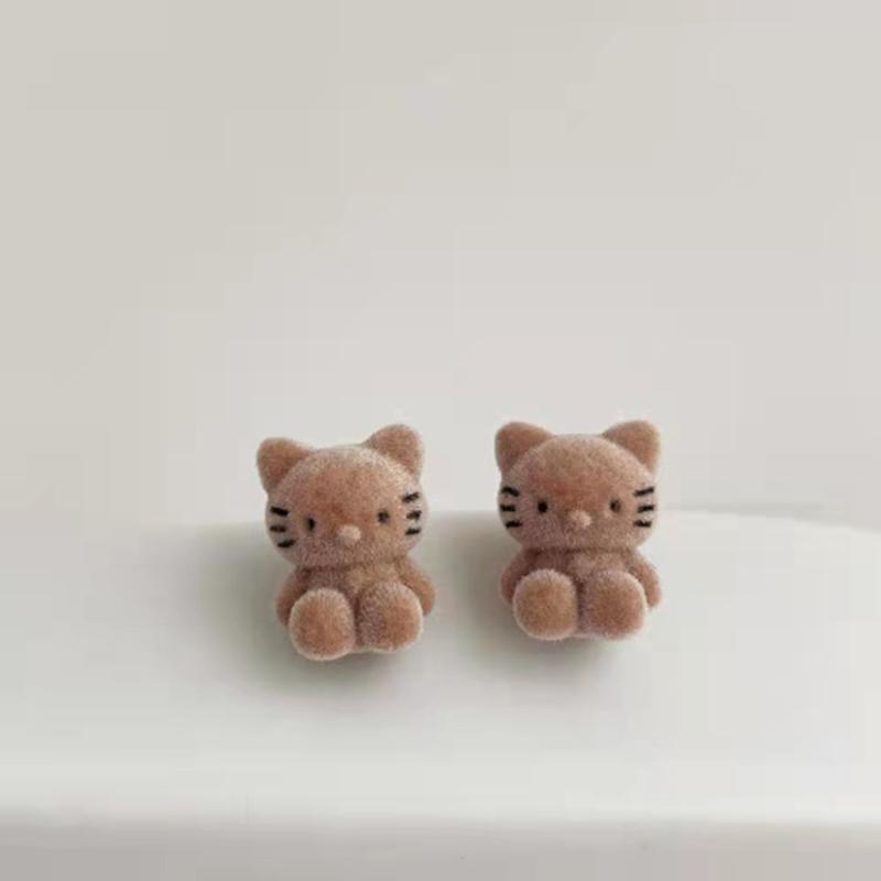 Fuzzy Animal Earrings - Grlfriend Club