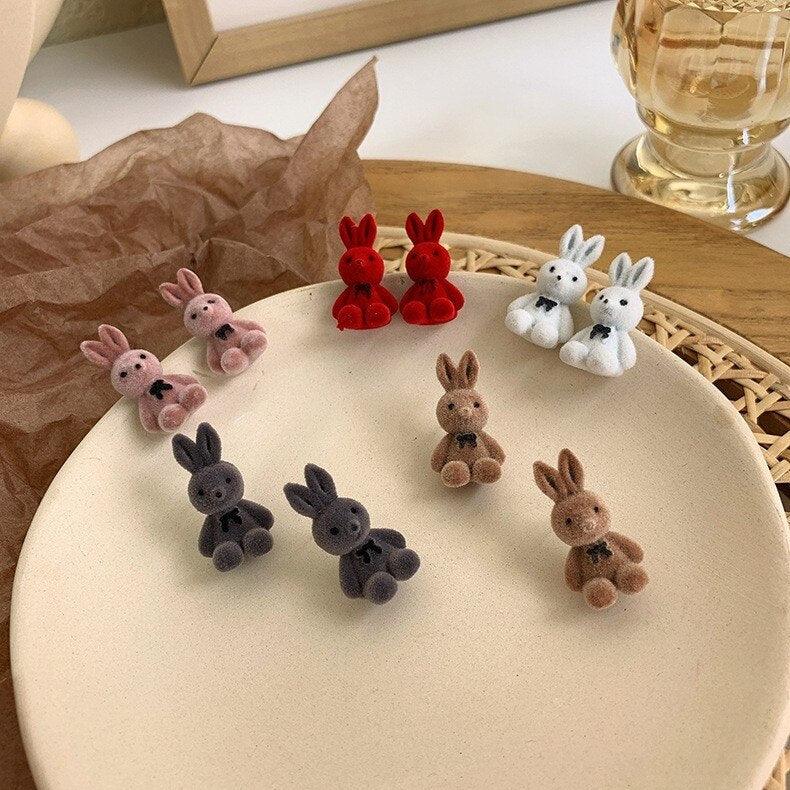 Fuzzy Animal Earrings - Grlfriend Club