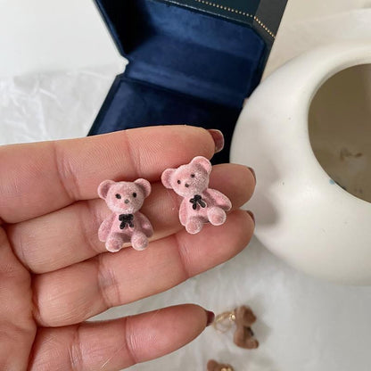 Fuzzy Animal Earrings - Grlfriend Club