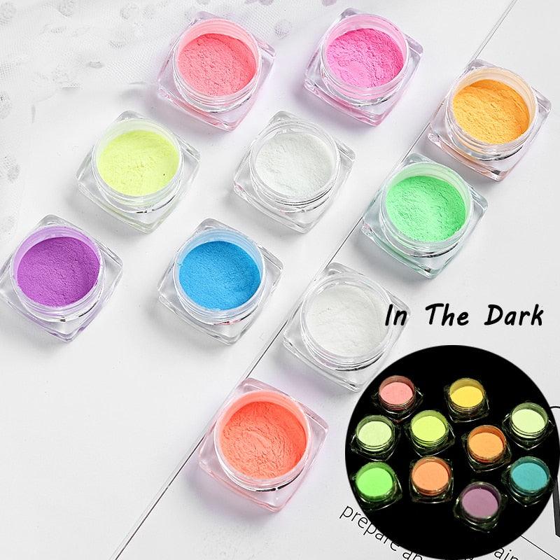 Glow in the Dark Neon Nail Pigment - Grlfriend Club