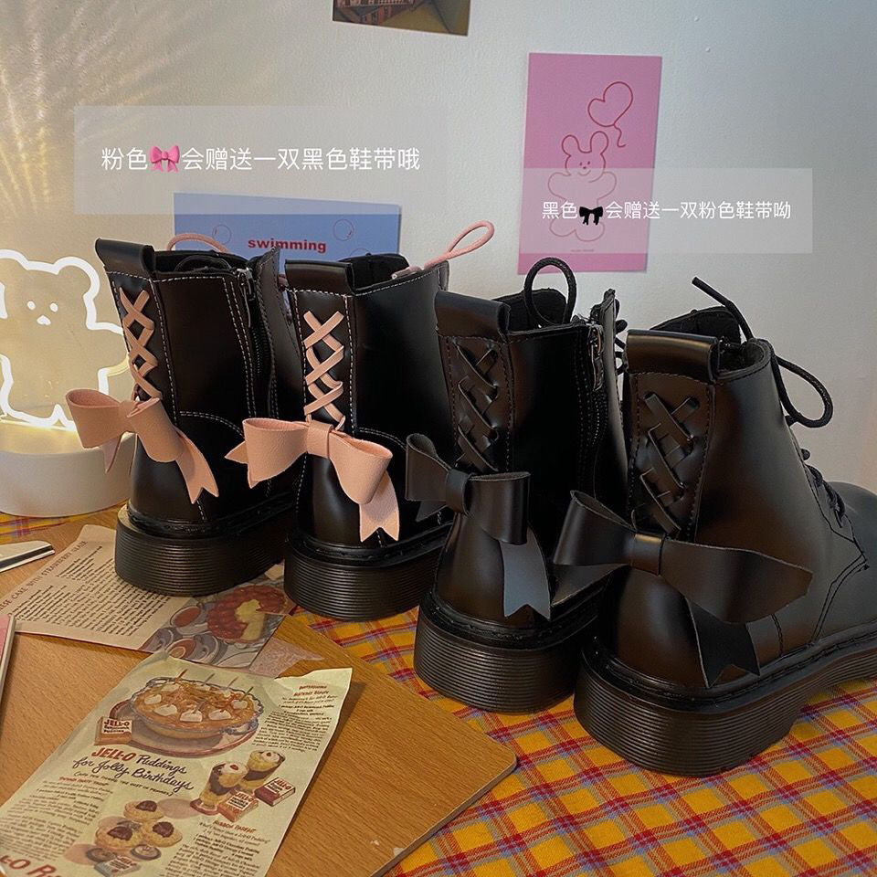 Lolita-Style Combat Boots - Grlfriend Club