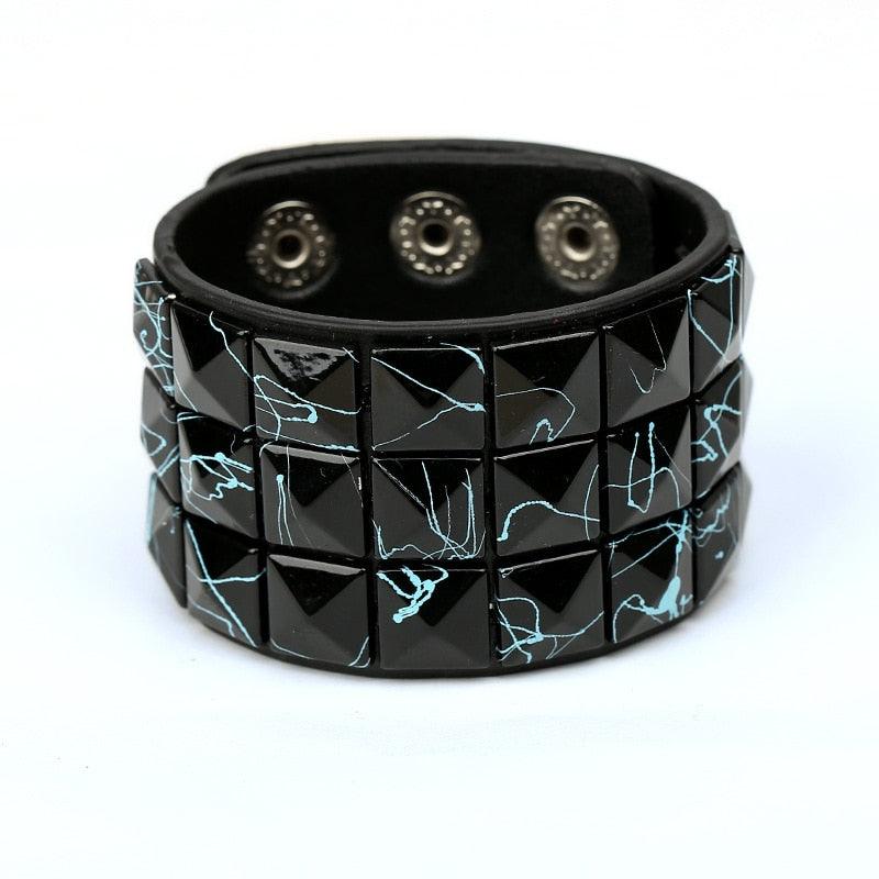 Metal Leather Bracelet - Grlfriend Club