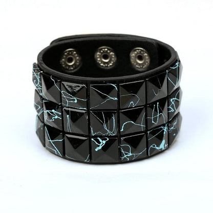Metal Leather Bracelet - Grlfriend Club