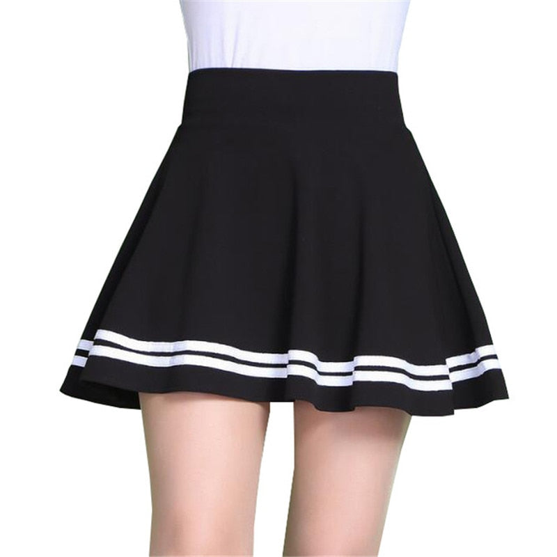 ALSOTO Summer Style Sexy Skirt for Girl Korean Skirts Womens Faldas Anti emptied saia lady Skater pleated mini Skirt tutu - Grlfriend Club