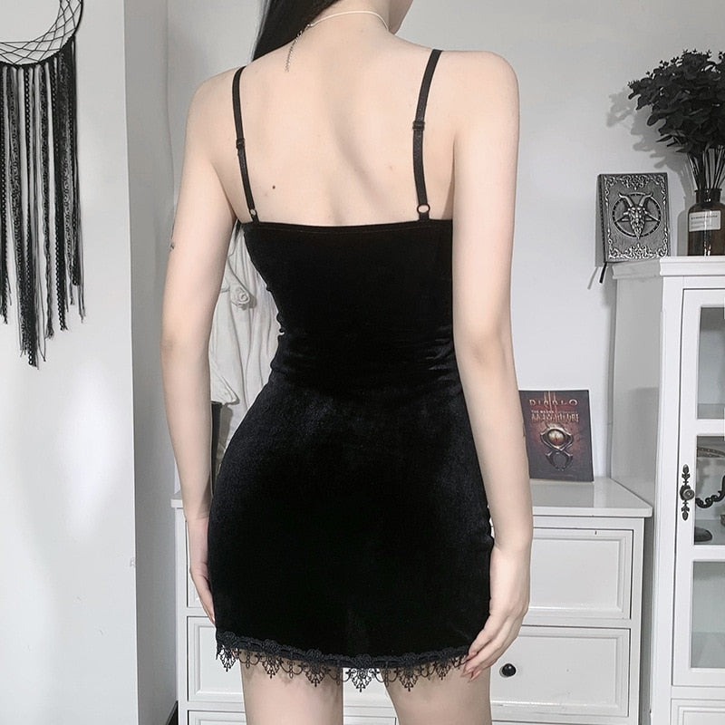 Gothic Mini Dress - Grlfriend Club