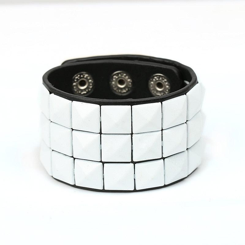Metal Leather Bracelet - Grlfriend Club