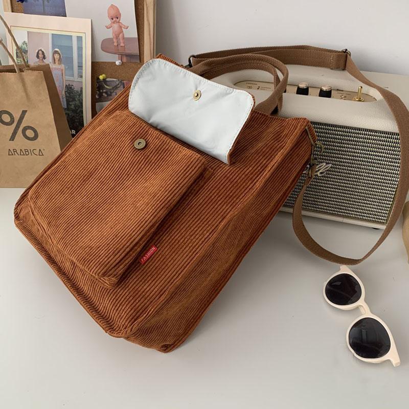 Outside Pocket Tote Bags - Grlfriend Club