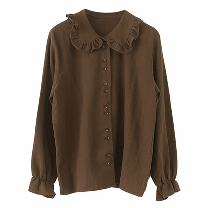 Academia Button-Down Blouse Set - Grlfriend Club