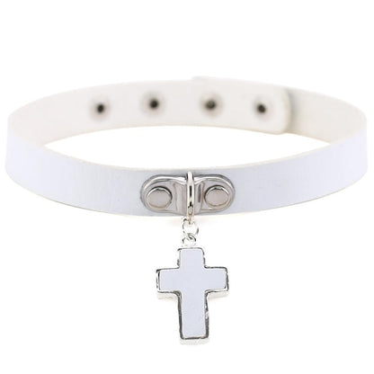 Gothic Cross Chokers - Grlfriend Club