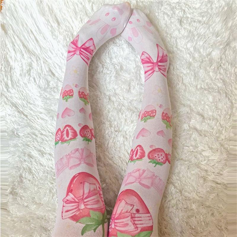 Pink Kawaii Knee Highs - Grlfriend Club