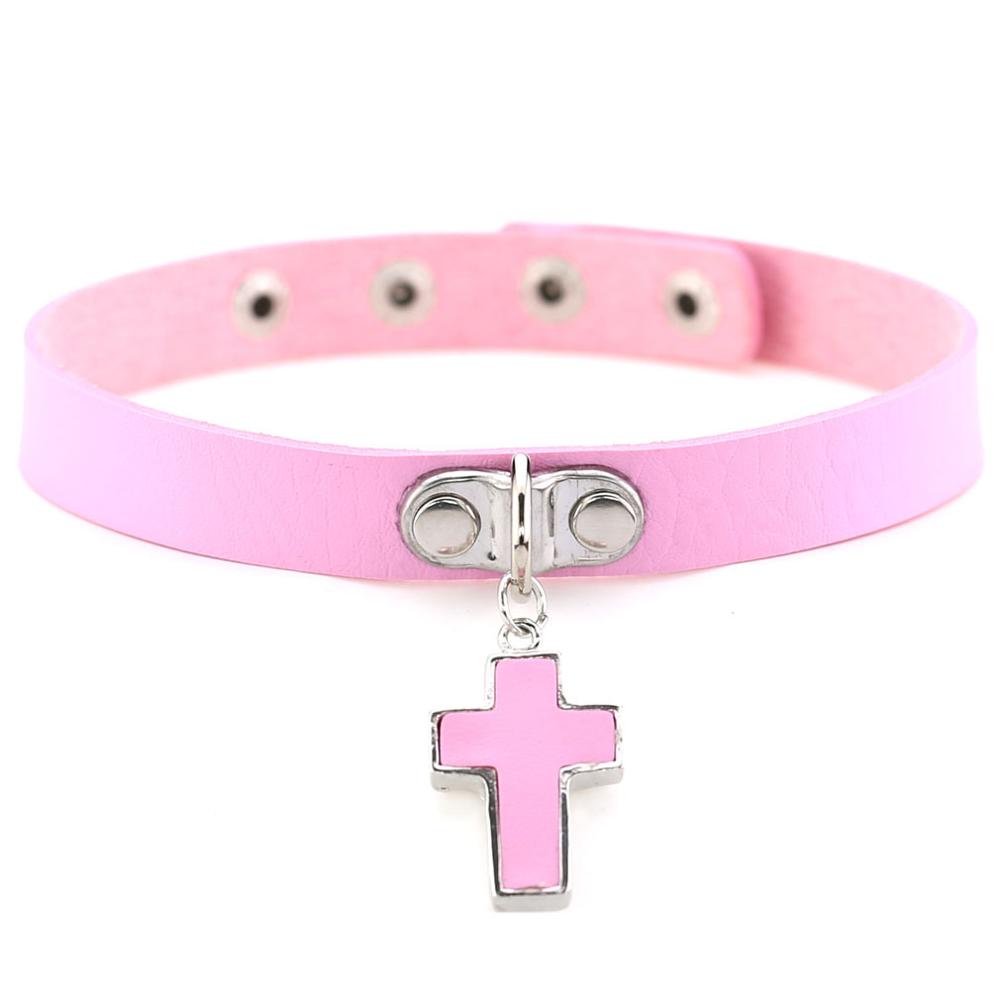 Gothic Cross Chokers - Grlfriend Club