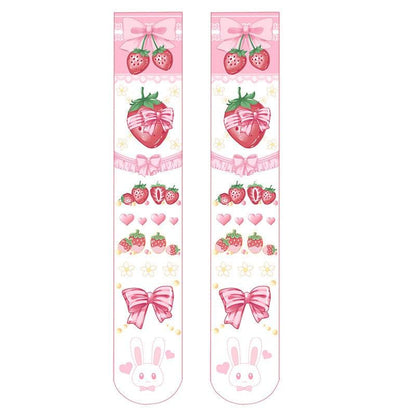 Pink Kawaii Knee Highs - Grlfriend Club