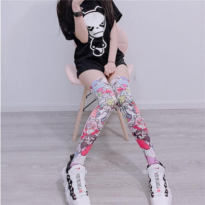 Kawaii Cartoon Stockings - Grlfriend Club