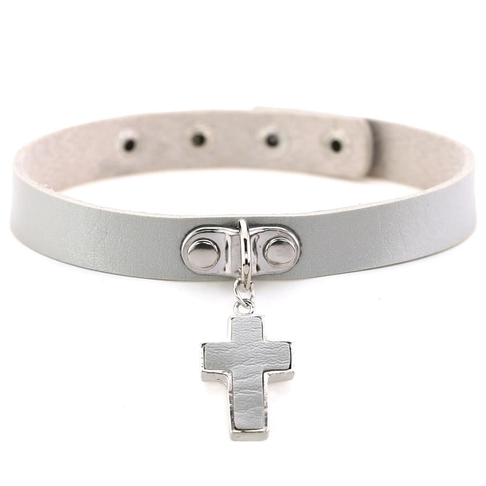 Gothic Cross Chokers - Grlfriend Club