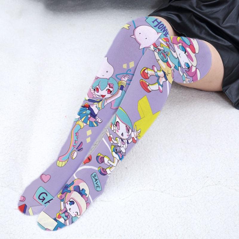 Kawaii Cartoon Stockings - Grlfriend Club