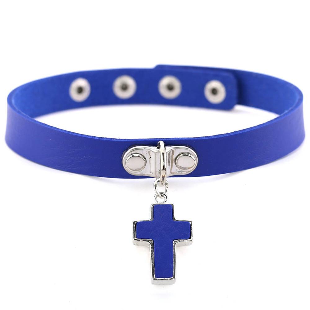 Gothic Cross Chokers - Grlfriend Club