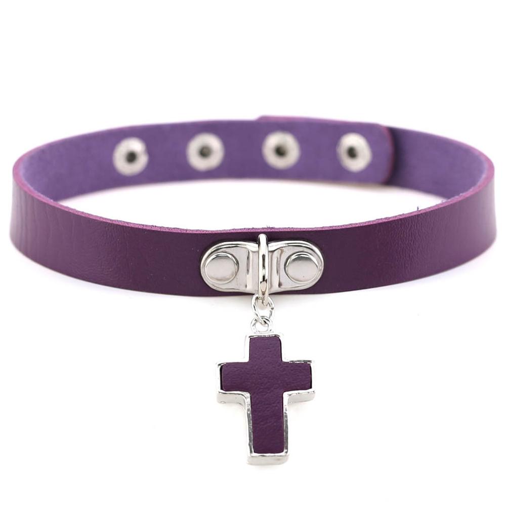 Gothic Cross Chokers - Grlfriend Club