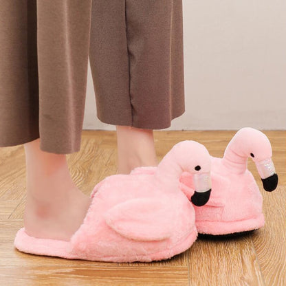 Flamingo Slippers - Grlfriend Club