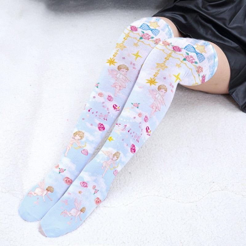 Kawaii Cartoon Stockings - Grlfriend Club