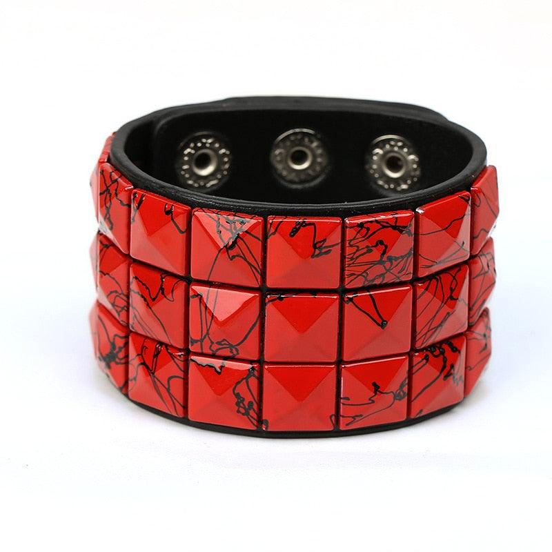 Metal Leather Bracelet - Grlfriend Club