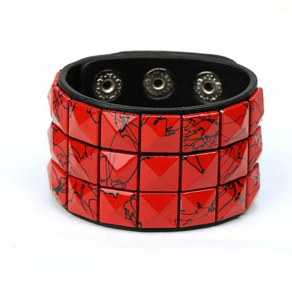Metal Leather Bracelet - Grlfriend Club