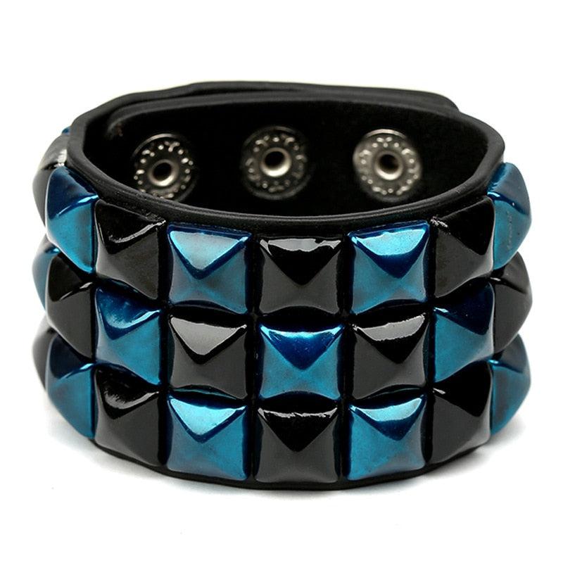 Metal Leather Bracelet - Grlfriend Club