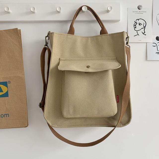 Outside Pocket Tote Bags - Grlfriend Club