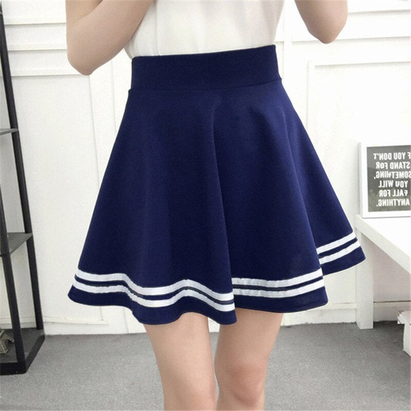 ALSOTO Summer Style Sexy Skirt for Girl Korean Skirts Womens Faldas Anti emptied saia lady Skater pleated mini Skirt tutu - Grlfriend Club