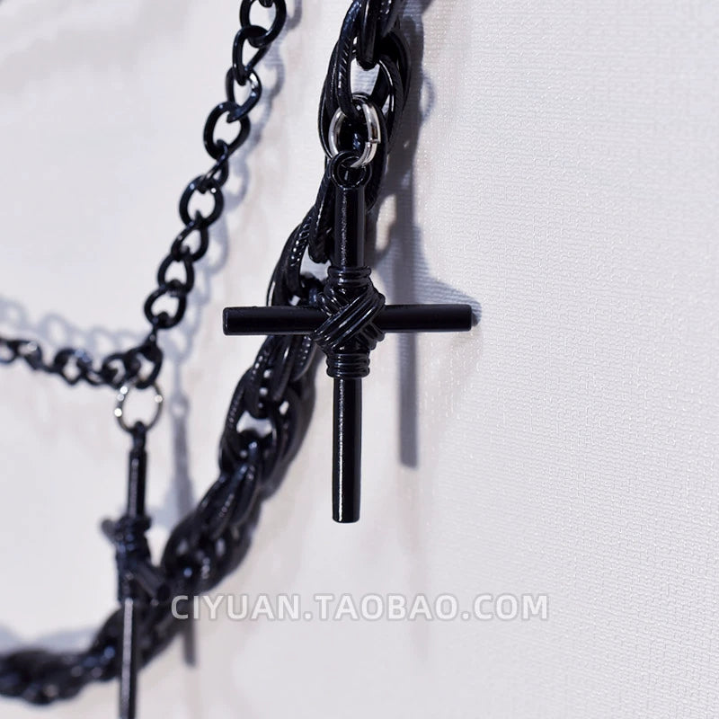 Original Lolita Gothic Cross Sub-Culture Waist Chain