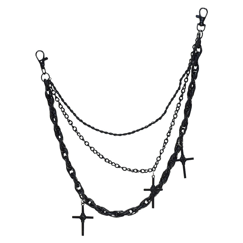 Original Lolita Gothic Cross Sub-Culture Waist Chain