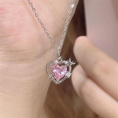 Pink Sparkle Necklace - Grlfriend Club