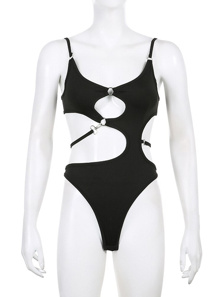 Sexy Cut-Out Bodysuit - Grlfriend Club