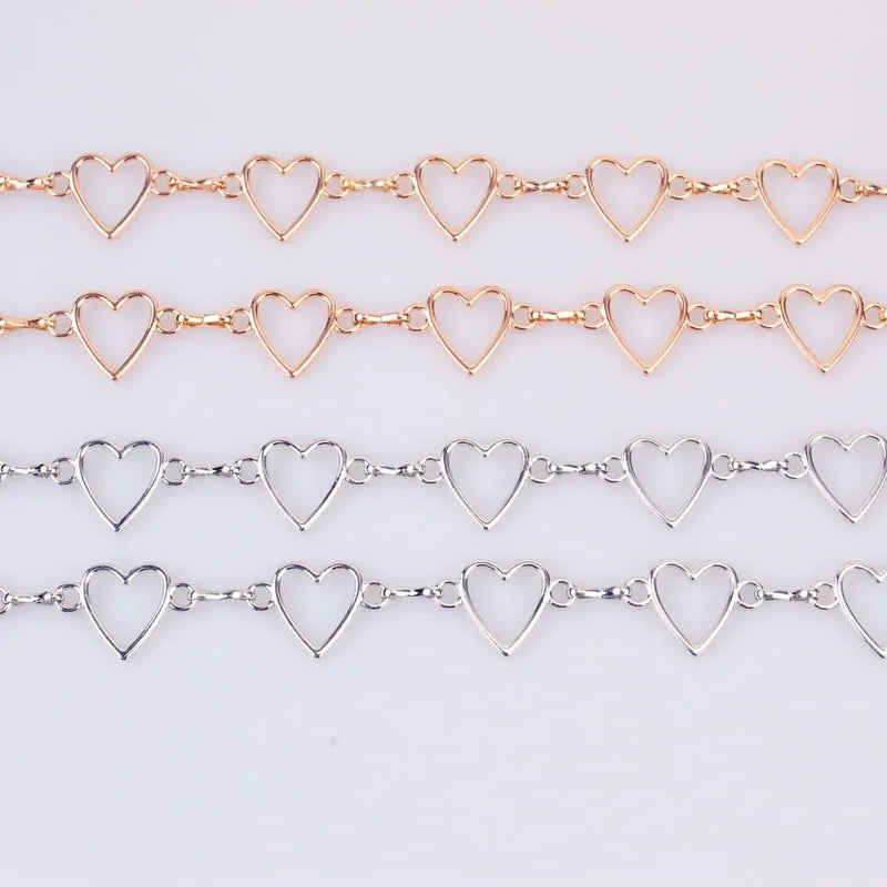 Women Fashion Heart Shaped Metal Waist Chain Belt Waistband Accessories