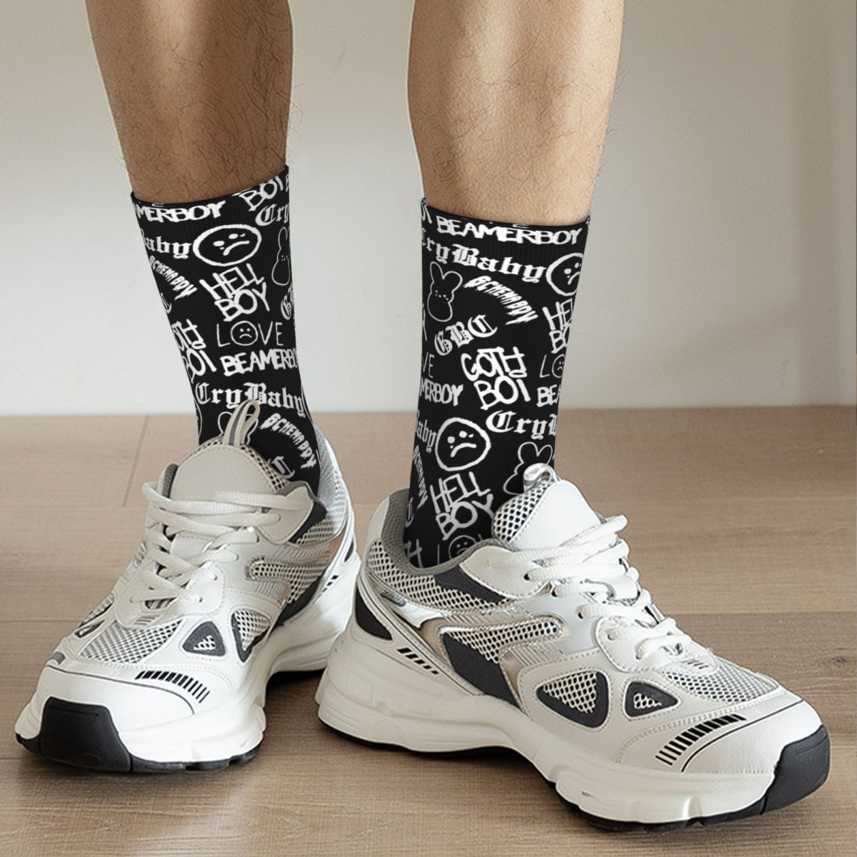 Graffiti Ankle Socks - Grlfriend Club