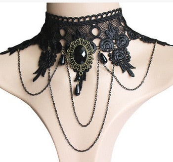 Gothic Lace Chokers - Grlfriend Club