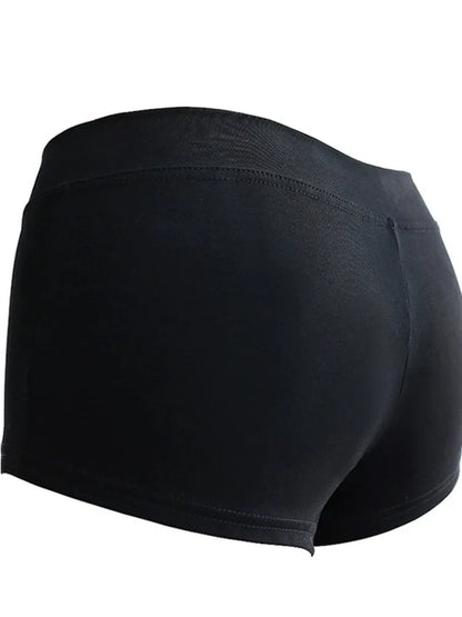 Simple Black Dance Fitness Running Ultra Short Sports Casual Shorts Female Summer Tight Low Waist Sexy Korean