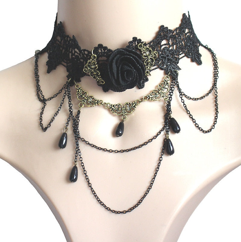 Gothic Lace Chokers - Grlfriend Club