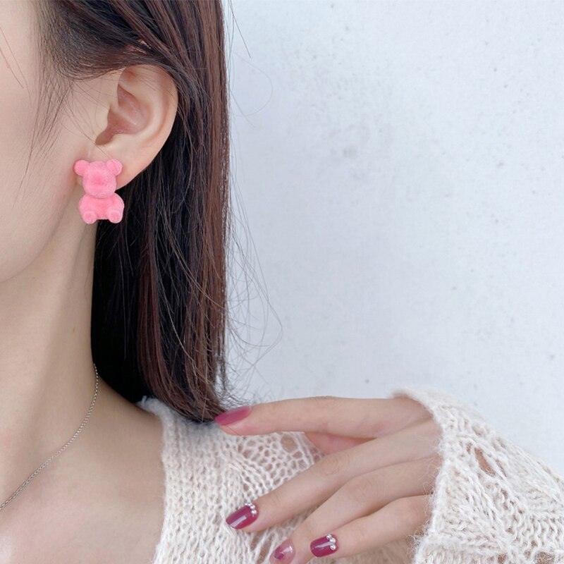 Plush Stud Earrings - Grlfriend Club