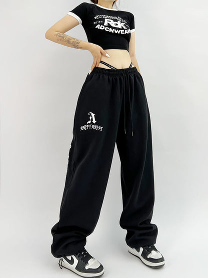 Baggy Y2K Sweatpants - Grlfriend Club