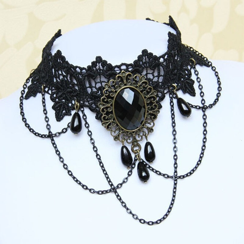 Gothic Lace Chokers - Grlfriend Club