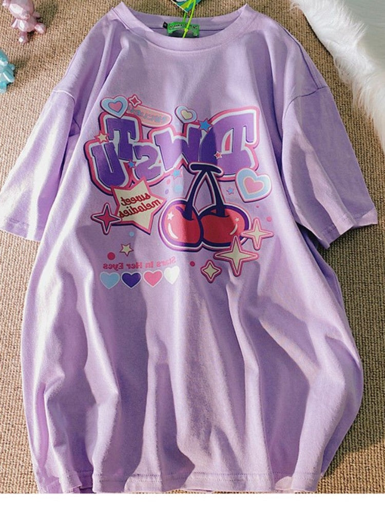 Cherry Blast! Graphic Shirt - Grlfriend Club