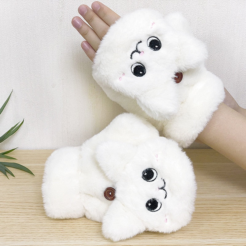 Kawaii Fingerless Gloves - Grlfriend Club