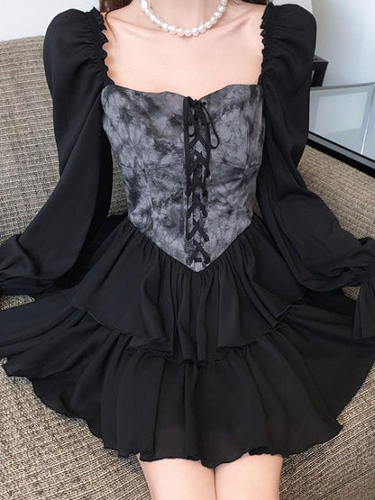 Layered Corset Dress - Grlfriend Club