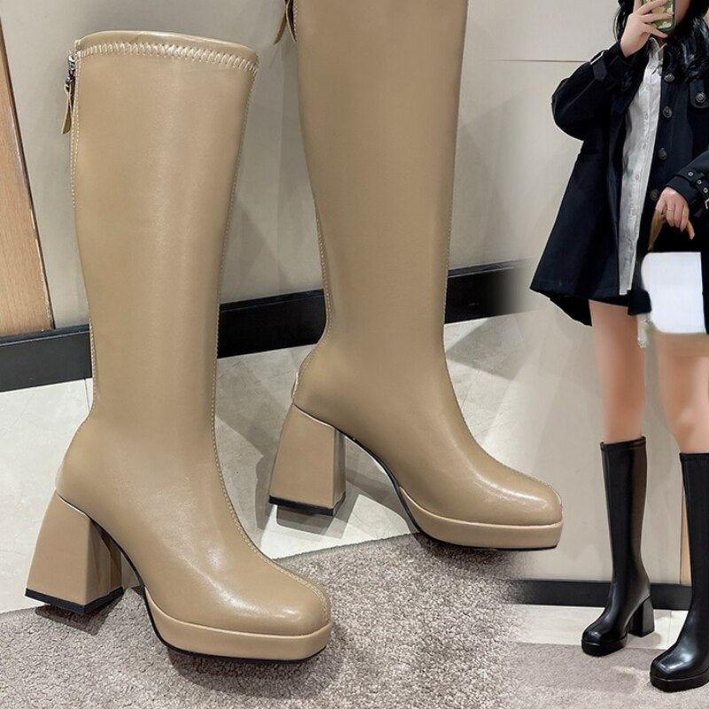 Chic Platform Boots - Grlfriend Club