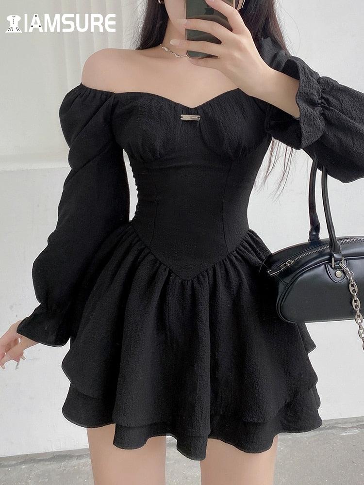 Off-the-Shoulder Mini Dress - Grlfriend Club