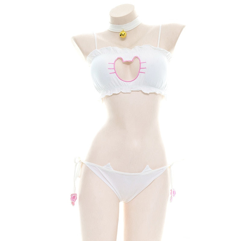 Kawaii Cat Two-Piece - Grlfriend Club