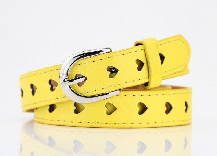 Heart-shaped Eyelet Belt - Grlfriend Club