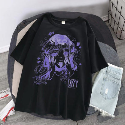 Goth Kawaii Short Sleeve Top - Grlfriend Club