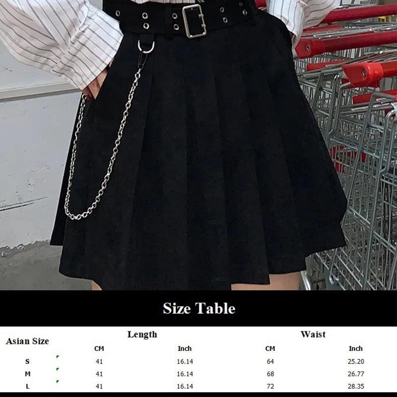 Punk Skirt and Shirt Set - Grlfriend Club