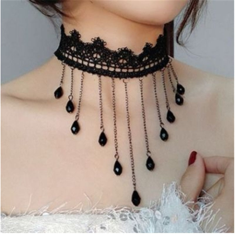 Gothic Lace Chokers - Grlfriend Club